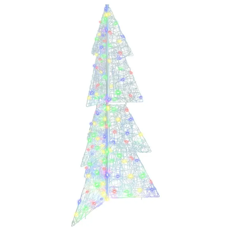 Kalėdų eglutė su 160 LED Įvairiaspalvis 150 cm Akrilas