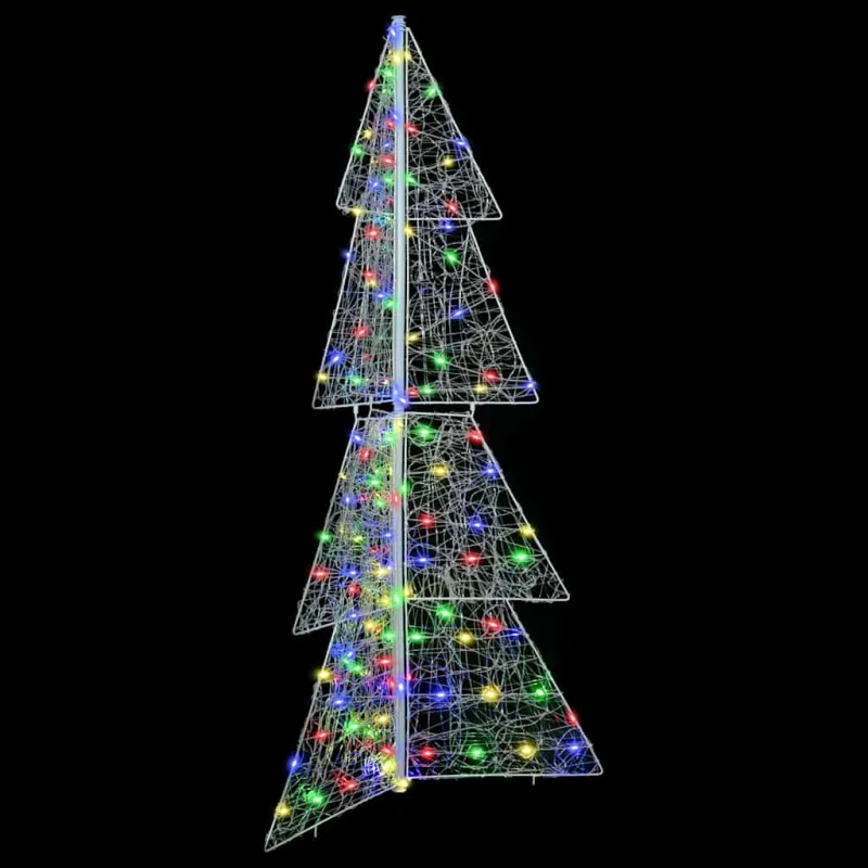 Kalėdų eglutė su 160 LED Įvairiaspalvis 150 cm Akrilas