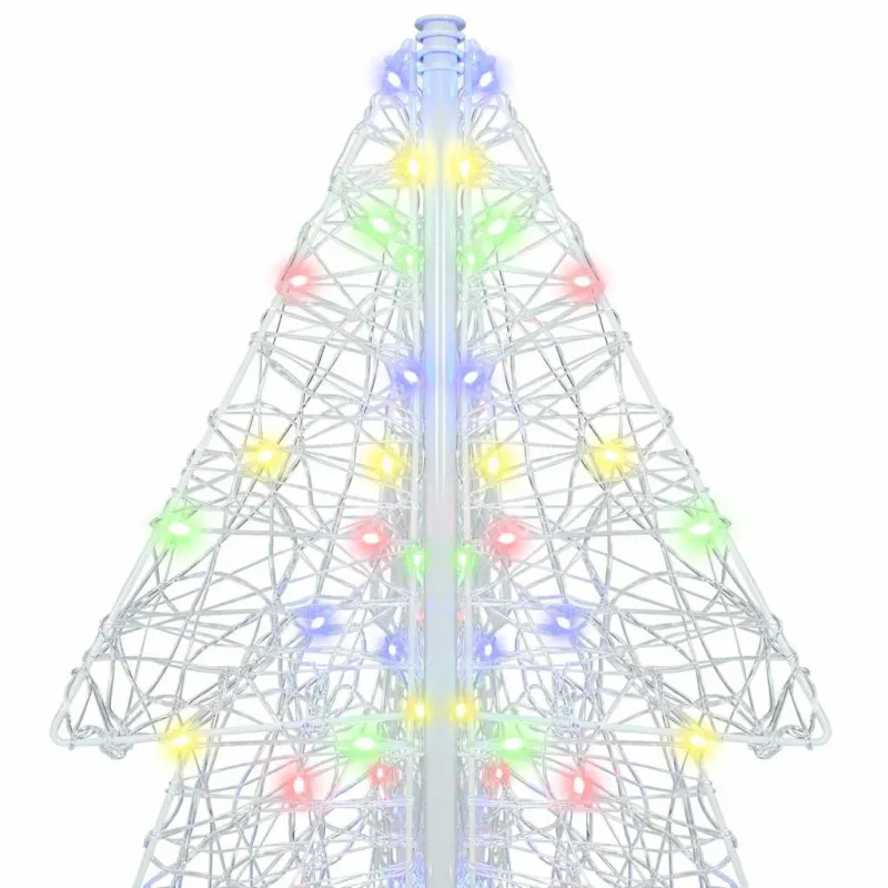 Kalėdų eglutė su 240 LED Įvairiaspalvis 180 cm Akrilas