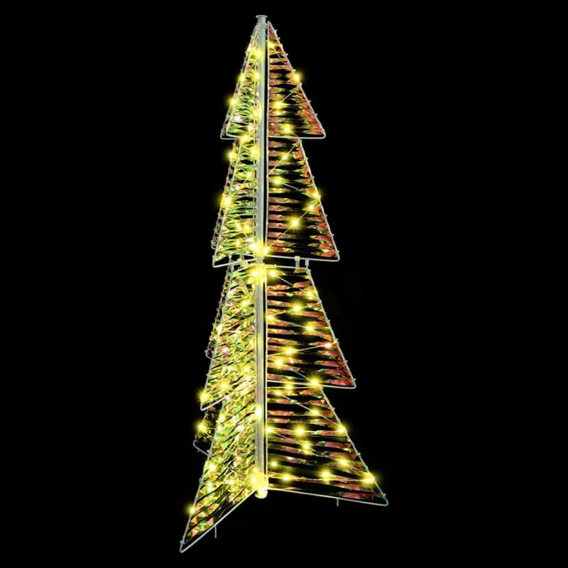 Kalėdų eglutė su 100 LED Šilta balta 120 cm PET