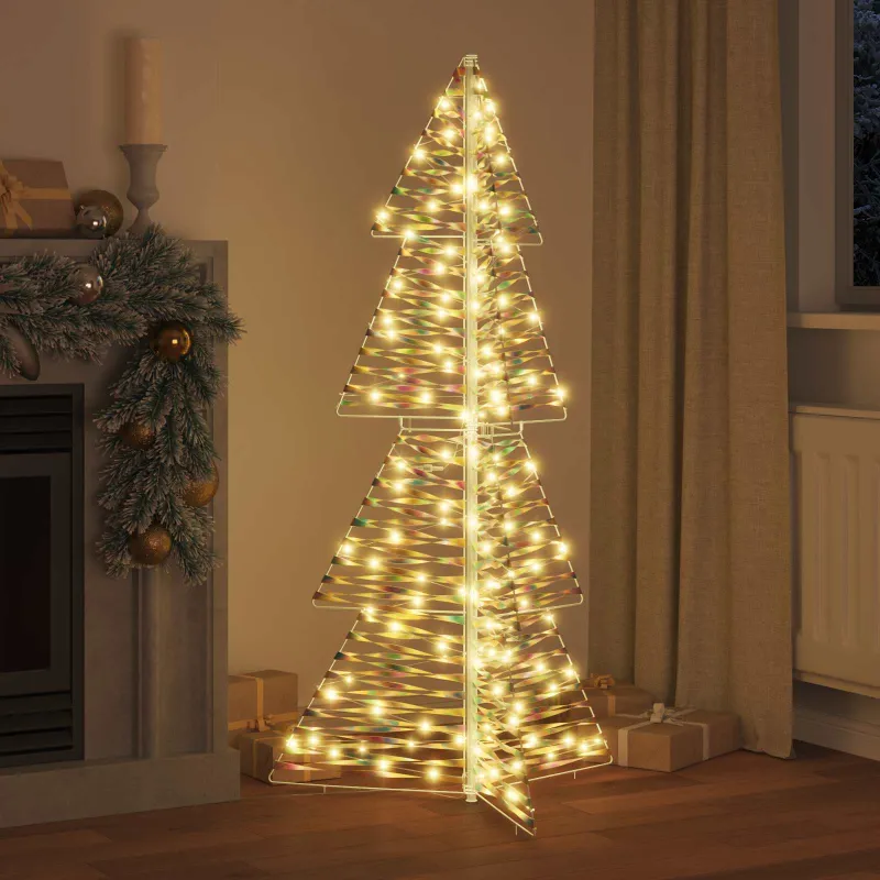 Kalėdų eglutė su 160 LED Šilta balta 150 cm PET