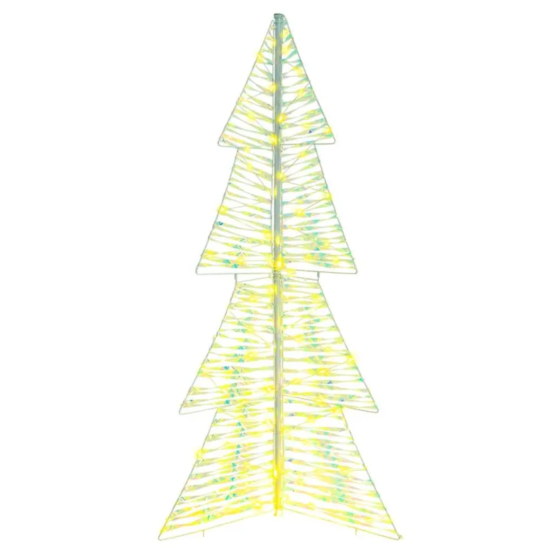 Kalėdų eglutė su 160 LED Šilta balta 150 cm PET