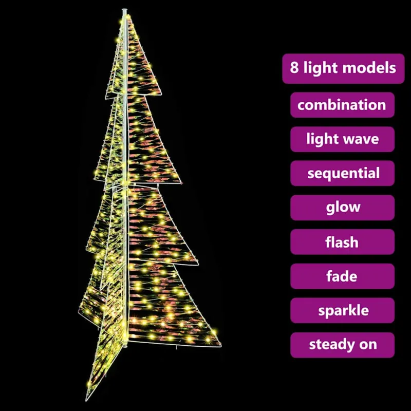 Kalėdų eglutė su 240 LED Šilta balta 180 cm PET