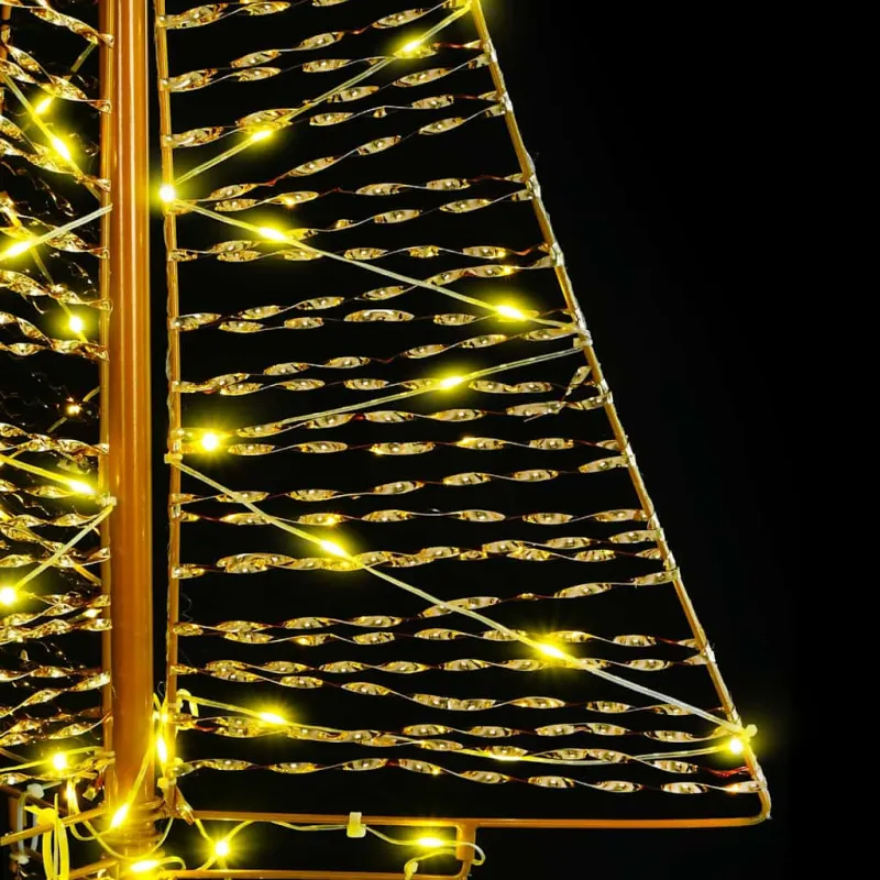 Kalėdų eglutė su 100 LED Šilta balta 120 cm PET