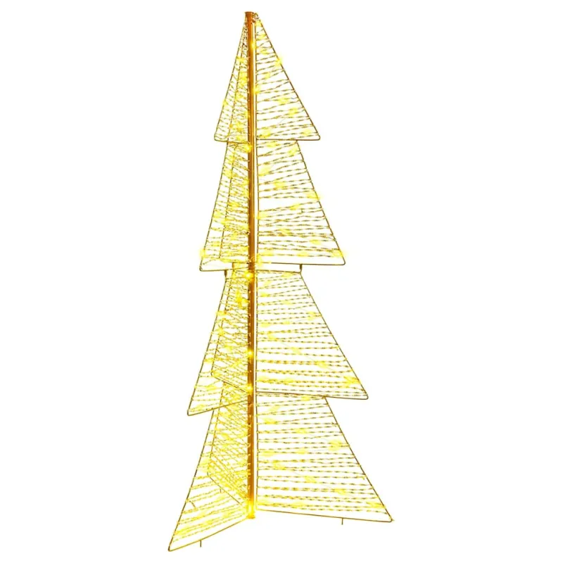 Kalėdų eglutė su 160 LED Šilta balta 150 cm PET