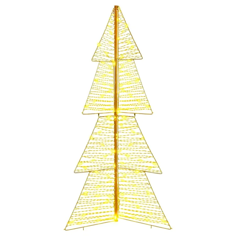 Kalėdų eglutė su 160 LED Šilta balta 150 cm PET