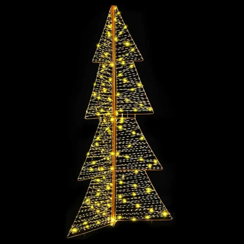Kalėdų eglutė su 160 LED Šilta balta 150 cm PET