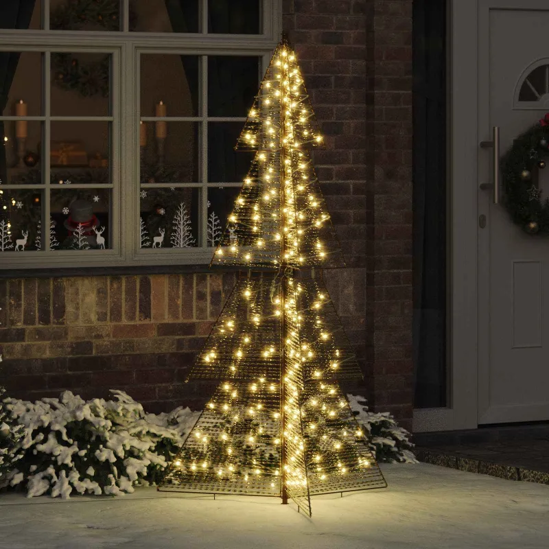 Kalėdų eglutė su 240 LED Šilta balta 180 cm PET