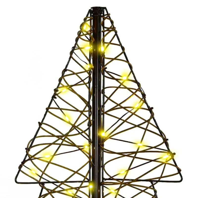 Kalėdų eglutė su 100 LED Šilta balta 120 cm Ratanas
