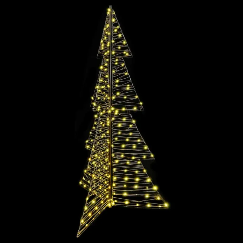 Kalėdų eglutė su 240 LED Šilta balta 180 cm Ratanas