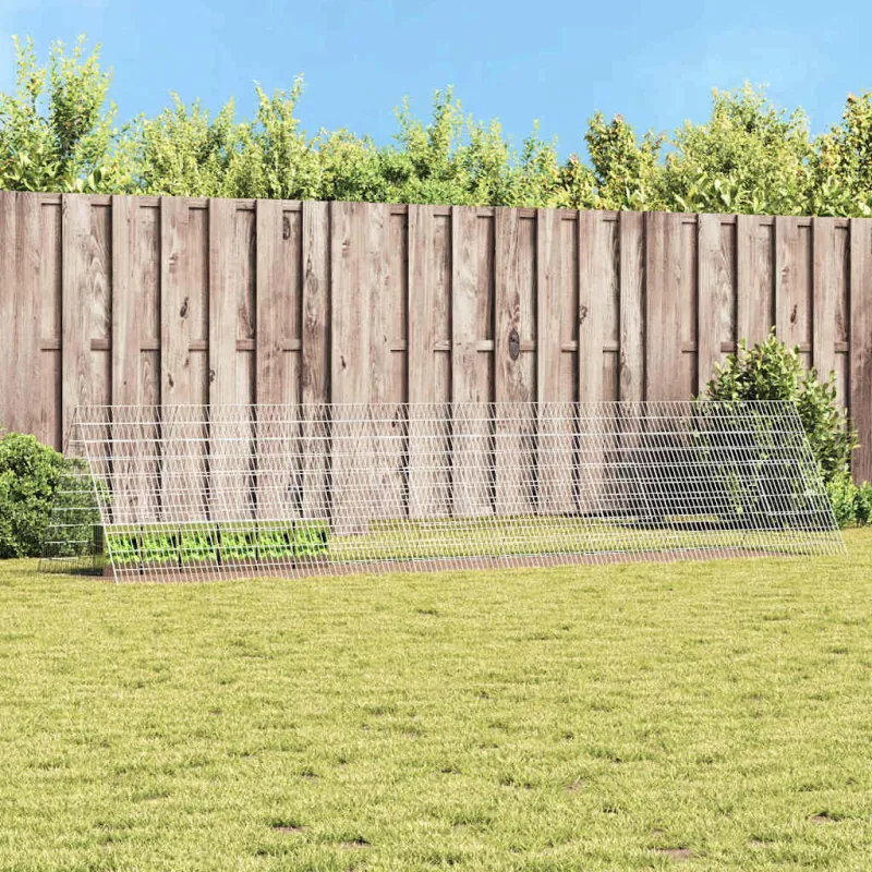 Triušių narvas Sidabro 430 x 100 x 85 cm Cinkuota plienas