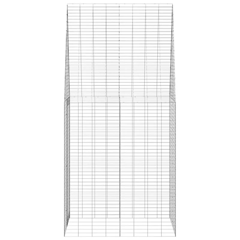 Triušių narvas Sidabro 100 x 100 x 210 cm Cinkuota plienas