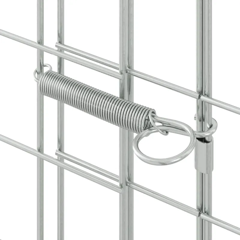 Triušių narvas Sidabro 200 x 100 x 210 cm Cinkuota plienas