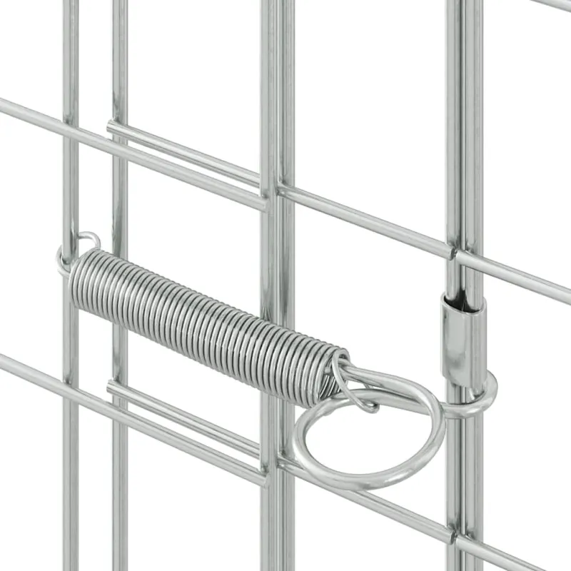 Triušių narvas Sidabro 300 x 100 x 210 cm Cinkuota plienas