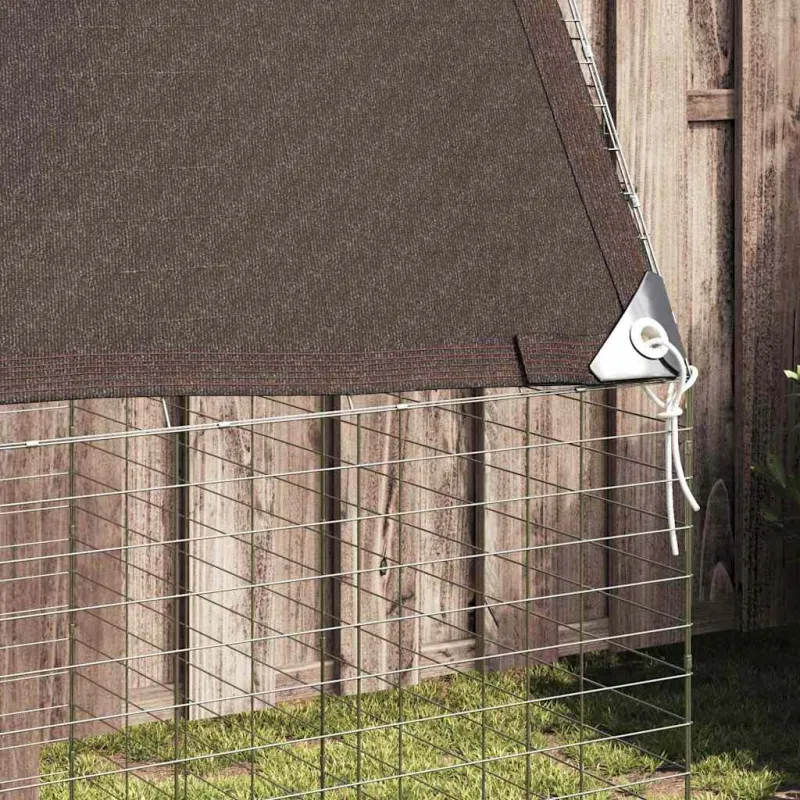 Triušių narvas Sidabro 400 x 100 x 210 cm Cinkuota plienas