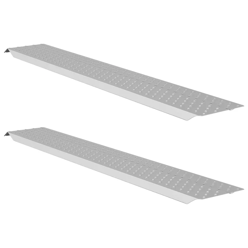 Pakrovimo rampos 200 kg Sidabro 159 x 23 x 5 cm