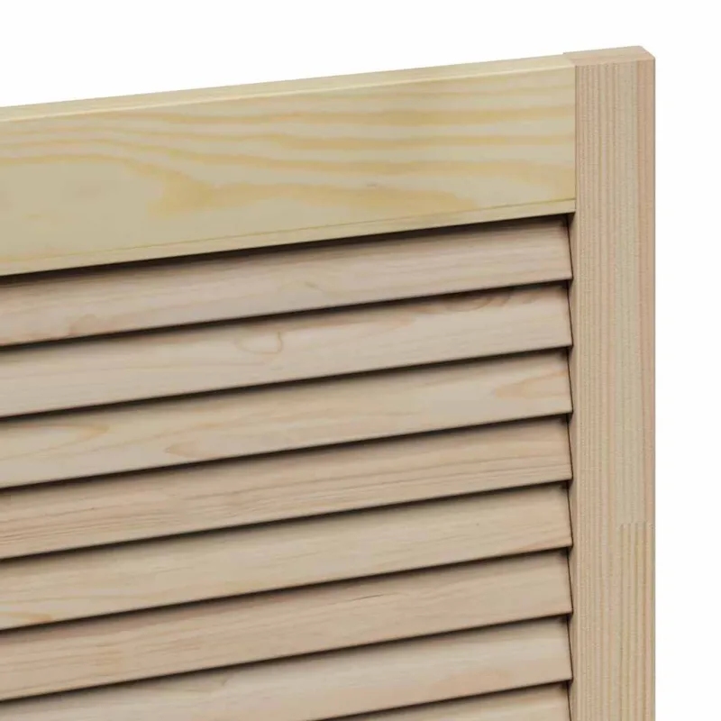 Spintelės durys su durimis 2 pcs Natūrali 49,5 x 2,1 x 110 cm