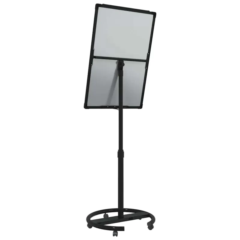 Magnetinė lenta su ratu Juoda ir Balta 62 x 62,5 x 197 cm EPS