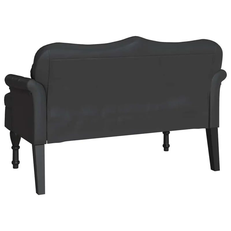 Česterfildo suolas Juoda 120,5 x 65 x 75 cm Dirbtinė oda
