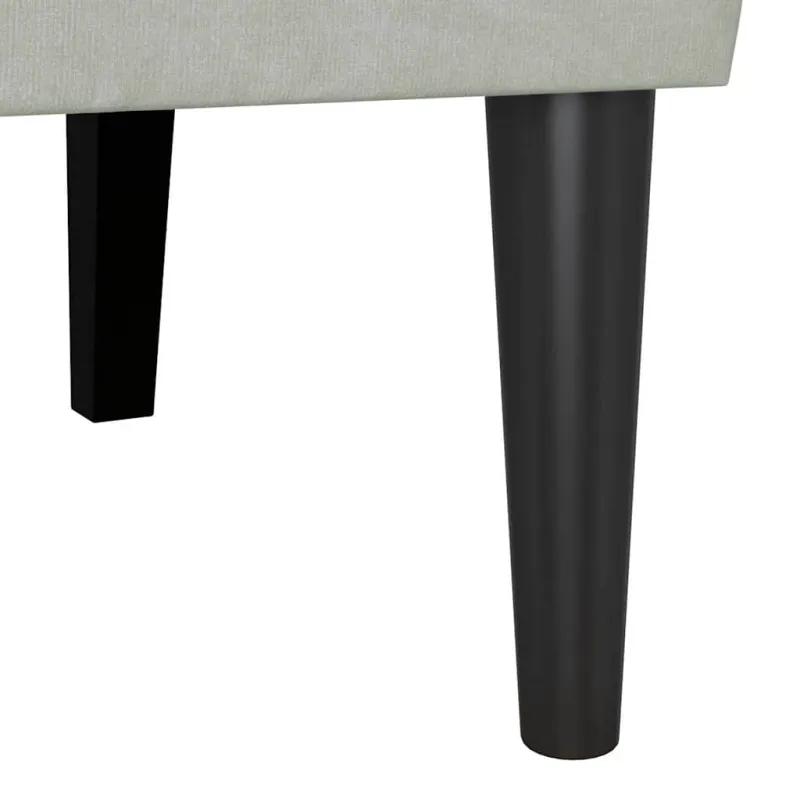 Česterfildo suolas Šviesiai pilka 112 x 65,5 x 75 cm Aksomas