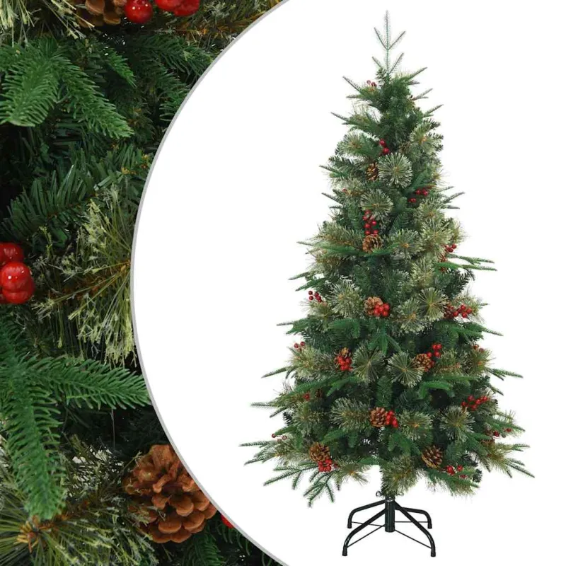 Dirbtinė Sulankstoma Kalėdų Eglutė s stovu Žalia 150 cm