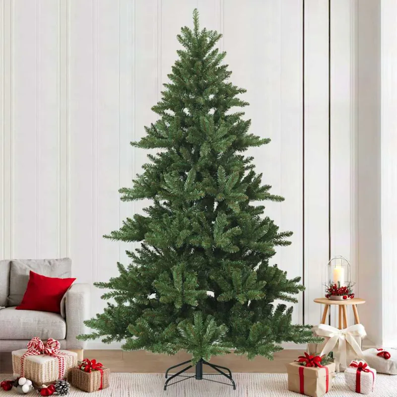 Dirbtinė Sulankstoma Kalėdų Eglutė Žalia 240 cm PVC, plienas