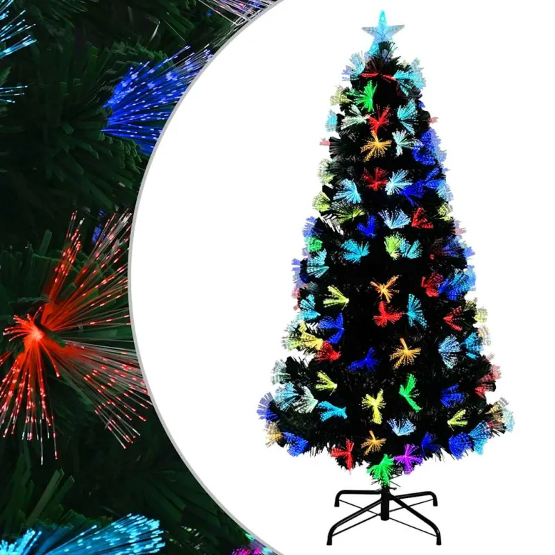 Dirbtinė Kalėdų eglutė su 210 LED s stovu Žalia 180 cm PVC