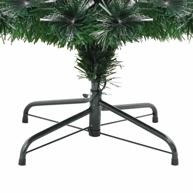 Dirbtinė Kalėdų eglutė su 210 LED s stovu Žalia 180 cm PVC