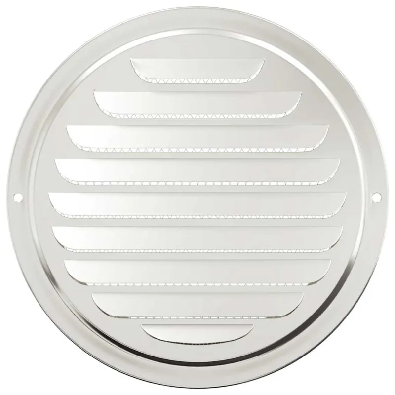 Oro ventiliacijos dangčiai 4 pcs Sidabro 200 mm