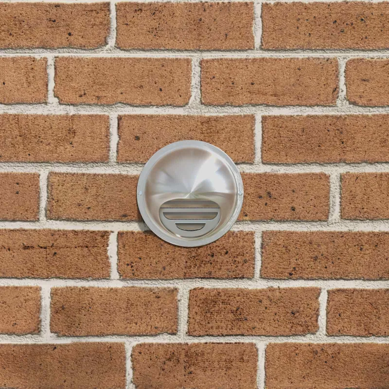 Oro ventiliacijos dangčiai 2 pcs Sidabro 80 mm