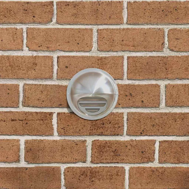 Oro ventiliacijos dangčiai 2 pcs Sidabro 100 mm