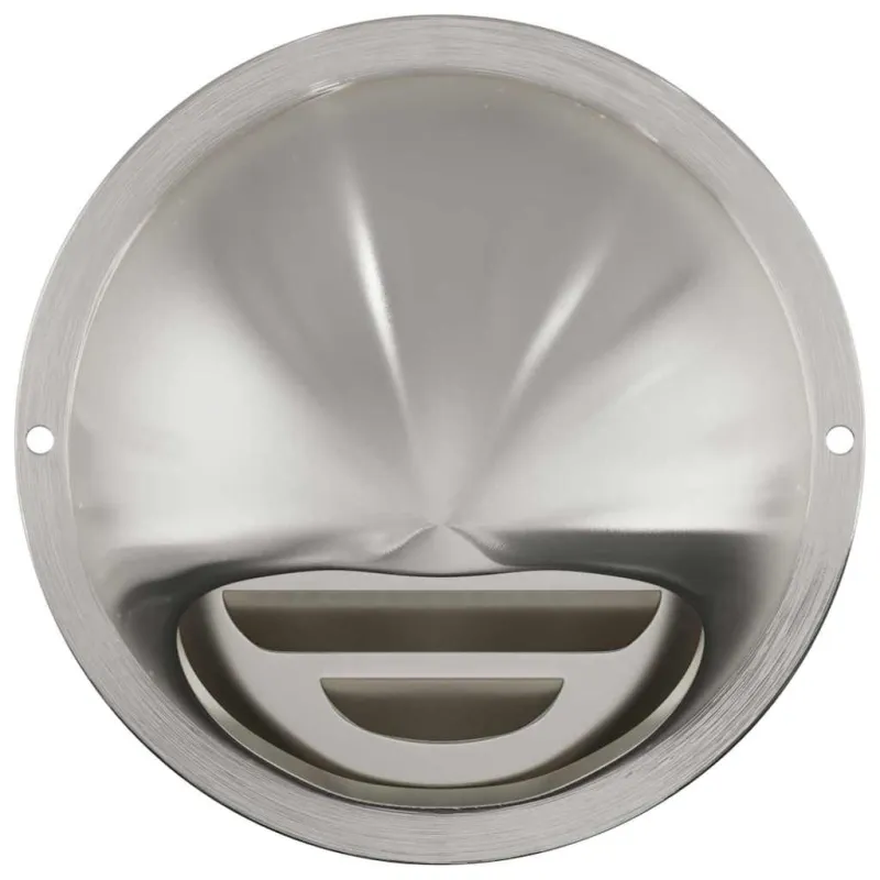 Oro ventiliacijos dangčiai 2 pcs Sidabro 100 mm