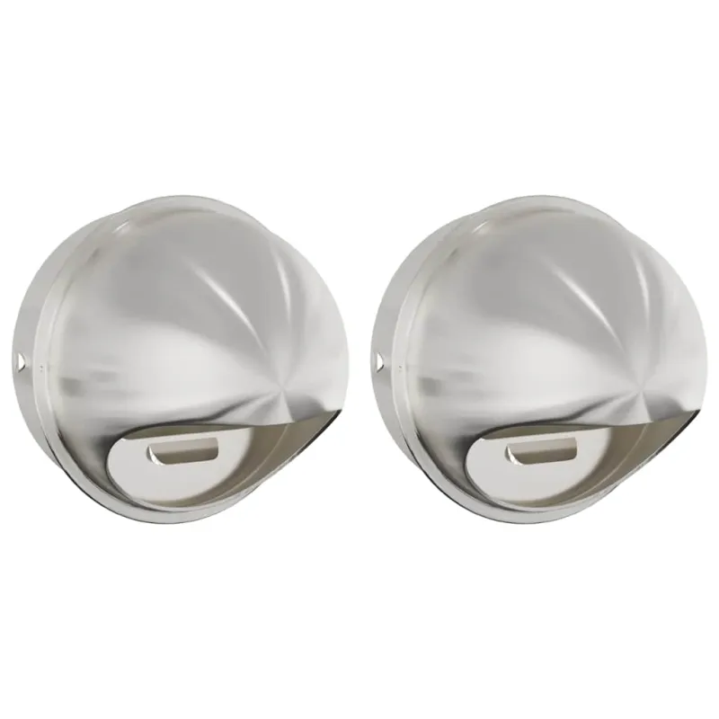 Oro ventiliacijos dangčiai 2 pcs Sidabro 200 mm