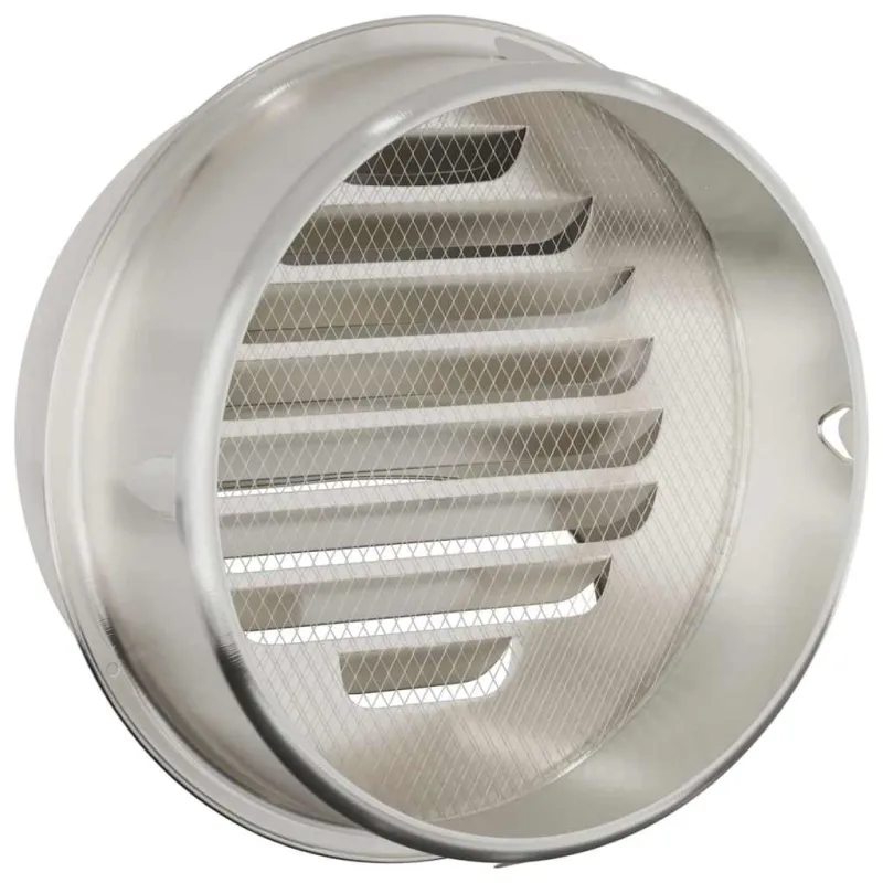 Oro ventiliacijos dangčiai 8 pcs Sidabro 200 mm