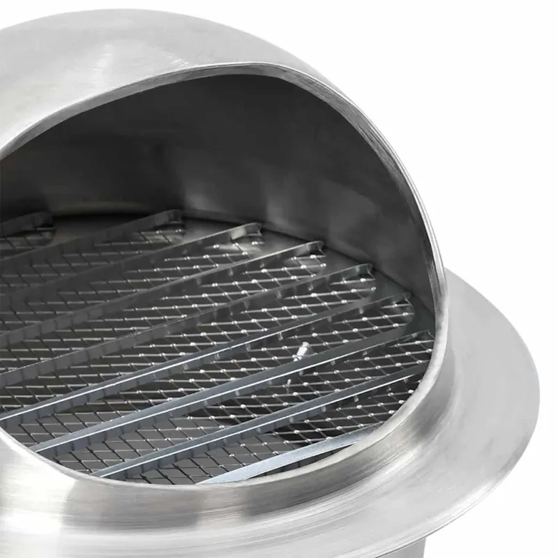 Oro ventiliacijos dangčiai 8 pcs Sidabro 200 mm