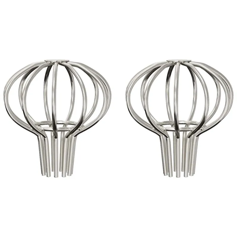 Latako lapo apsauga 2 pcs Sidabro 50 mm Nerūdijantis Plienas