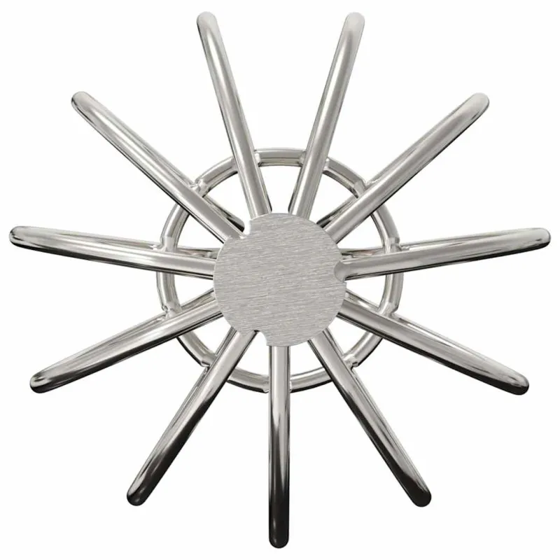 Latako lapo apsauga 8 pcs Sidabro 50 mm Nerūdijantis Plienas