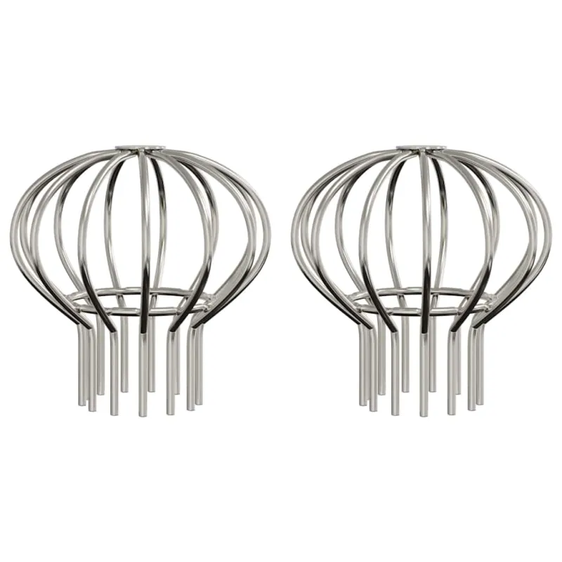 Latako lapo apsauga 2 pcs Sidabro 75 mm Nerūdijantis Plienas