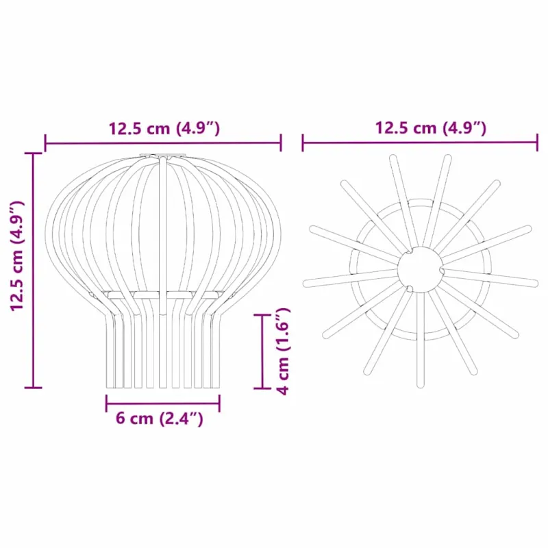 Latako lapo apsauga 2 pcs Sidabro 75 mm Nerūdijantis Plienas