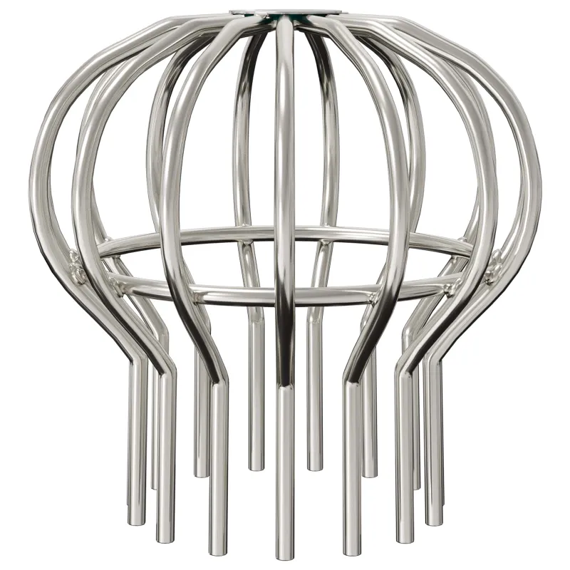 Latako lapo apsauga 8 pcs Sidabro 110 mm Nerūdijantis Plienas