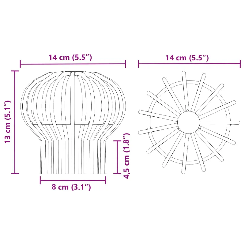 Latako lapo apsauga 8 pcs Sidabro 110 mm Nerūdijantis Plienas