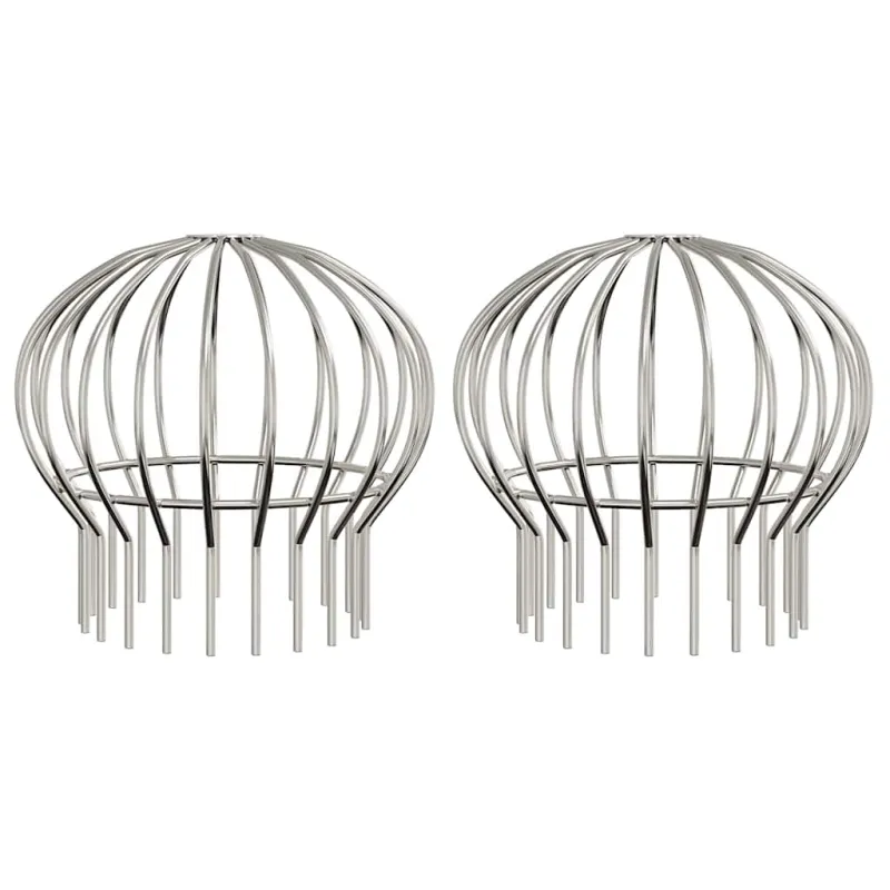 Latako lapo apsauga 2 pcs Sidabro 160 mm Nerūdijantis Plienas