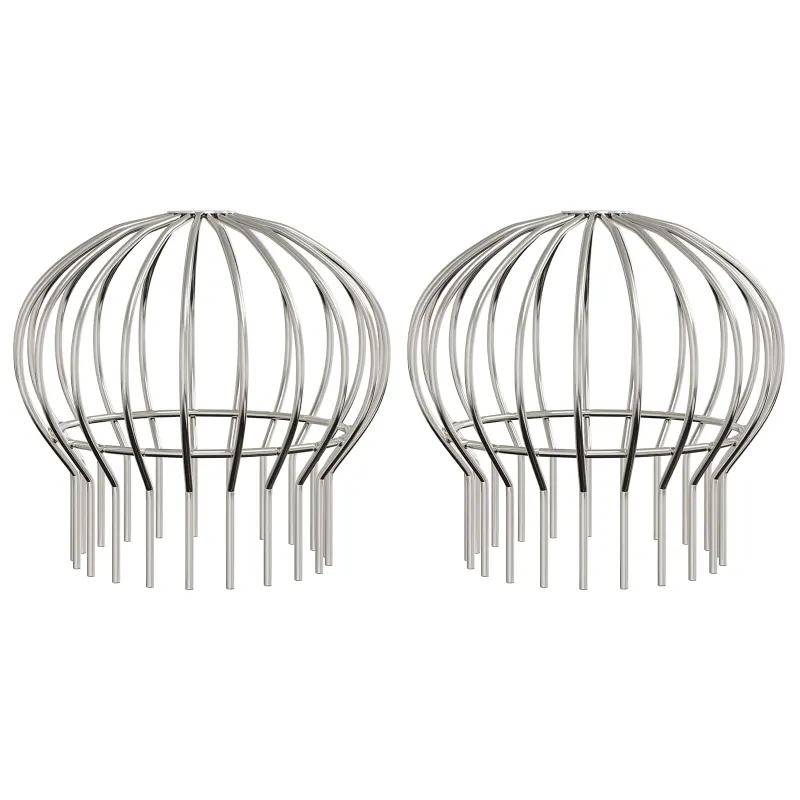Latako lapo apsauga 2 pcs Sidabro 200 mm Nerūdijantis Plienas