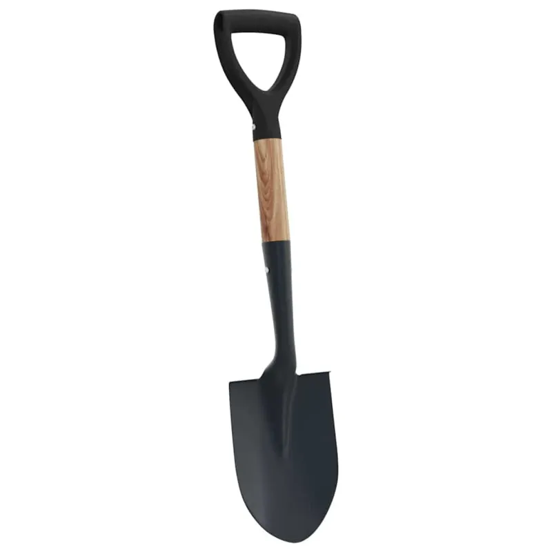 Spade Juoda 68,5 cm Galingas padengtas plienas ir kietas medis