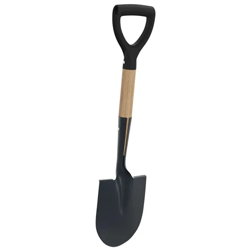 Spade Juoda 68,5 cm Galingas padengtas plienas ir kietas medis