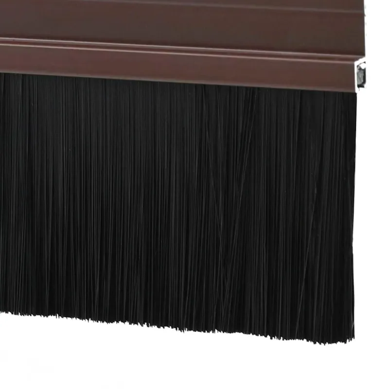 Savarankiškai klijuojami durų šepetėlių sandarikliai 2 pcs Ruda