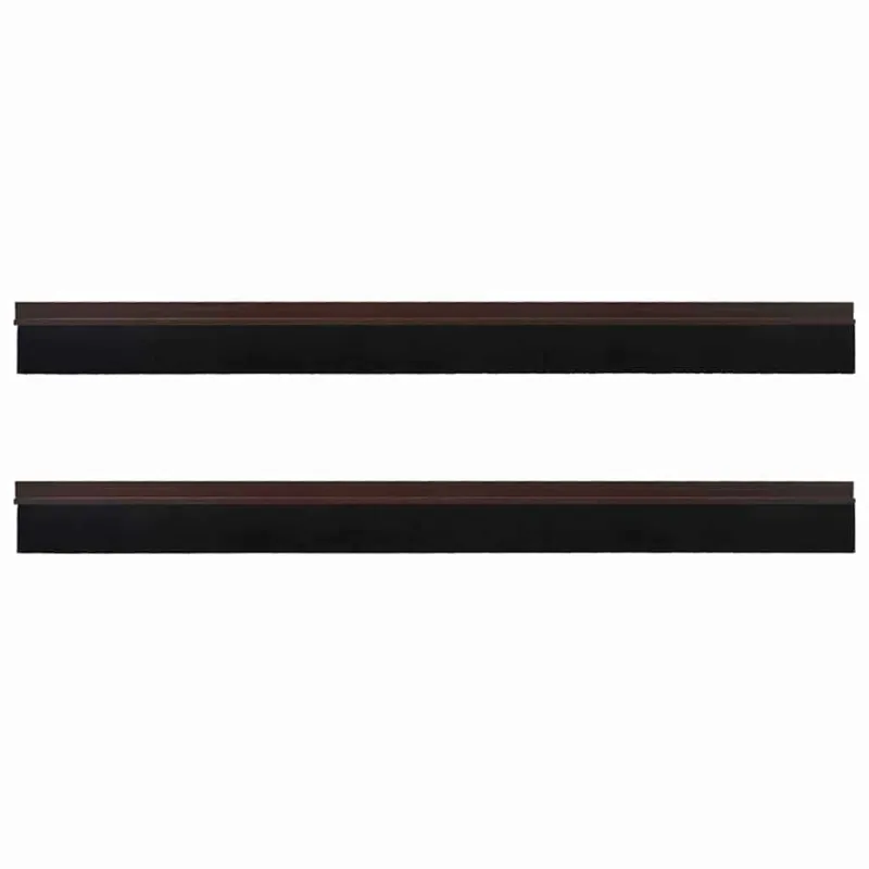 Savarankiškai klijuojami durų šepetėlių sandarikliai 2 pcs Ruda