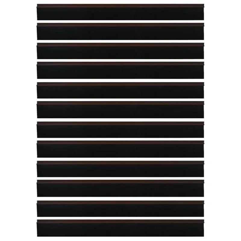 Savarankiškai klijuojami durų šepetėlių sandarikliai 12 pcs