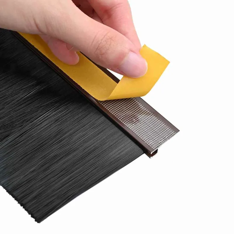 Savarankiškai klijuojami durų šepetėlių sandarikliai 12 pcs