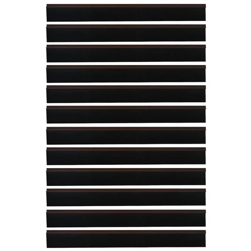 Savarankiškai klijuojami durų šepetėlių sandarikliai 12 pcs